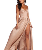 The Janet Sweetheart Slit Formal Dress is a gorgeous pick as your 2023 prom dress or formal gown for wedding guest, spring bridesmaid, or army ball attire!