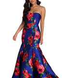 Thea Formal Floral Satin Dress is a stunning choice for a bridesmaid dress or maid of honor dress, and to feel beautiful at Prom 2023, spring weddings, formals, & military balls!