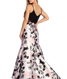 The Esme Formal Floral Trumpet Dress is a gorgeous pick as your 2023 prom dress or formal gown for wedding guest, spring bridesmaid, or army ball attire!
