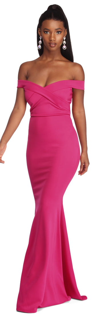 The Aileen Formal Mermaid Dress is a gorgeous pick as your 2023 prom dress or formal gown for wedding guest, spring bridesmaid, or army ball attire!