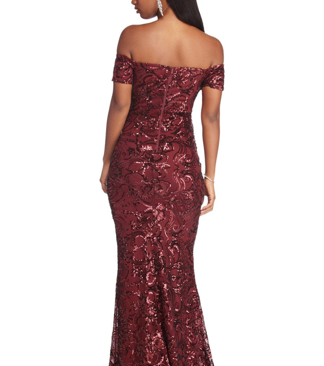 Talia Formal Sequin Long Dress is a stunning choice for a bridesmaid dress or maid of honor dress, and to feel beautiful at Prom 2023, spring weddings, formals, & military balls!