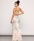 Payton Formal Sleeveless Sequin Dress is a stunning choice for a bridesmaid dress or maid of honor dress, and to feel beautiful at Prom 2023, spring weddings, formals, & military balls!