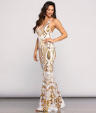 Yajaira Formal Sequin Gown creates the perfect summer wedding guest dress or cocktail party dresss with stylish details in the latest trends for 2023!