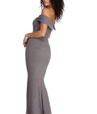 The Brooklyn Formal Glitter Dress is a gorgeous pick as your 2023 prom dress or formal gown for wedding guest, spring bridesmaid, or army ball attire!