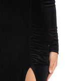 Selene Formal Ruched Velvet Dress is a stunning choice for a bridesmaid dress or maid of honor dress, and to feel beautiful at Prom 2023, spring weddings, formals, & military balls!