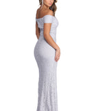 The Camille Formal High Slit Glitter Dress is a gorgeous pick as your 2023 prom dress or formal gown for wedding guest, spring bridesmaid, or army ball attire!