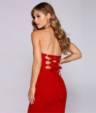 The Deanna Formal Sleeveless Mermaid Dress is a gorgeous pick as your 2023 prom dress or formal gown for wedding guest, spring bridesmaid, or army ball attire!