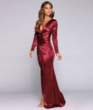 The Allison Satin Ruched Formal Dress is a gorgeous pick as your 2023 prom dress or formal gown for wedding guest, spring bridesmaid, or army ball attire!