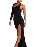 Sienna Formal One Shoulder Dress is a stunning choice for a bridesmaid dress or maid of honor dress, and to feel beautiful at Prom 2023, spring weddings, formals, & military balls!