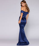 Nathalie Ruched Satin Dress is a stunning choice for a bridesmaid dress or maid of honor dress, and to feel beautiful at Prom 2023, spring weddings, formals, & military balls!