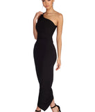 Selena Formal One Shoulder Ruched Dress is a stunning choice for a bridesmaid dress or maid of honor dress, and to feel beautiful at Prom 2023, spring weddings, formals, & military balls!