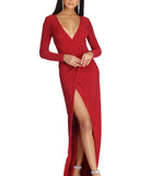 Milana Formal Wrap Dress is a stunning choice for a bridesmaid dress or maid of honor dress, and to feel beautiful at Prom 2023, spring weddings, formals, & military balls!