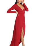 Milana Formal Wrap Dress is a stunning choice for a bridesmaid dress or maid of honor dress, and to feel beautiful at Prom 2023, spring weddings, formals, & military balls!