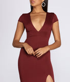 Raven Cap Sleeve Evening Gown creates the perfect summer wedding guest dress or cocktail party dresss with stylish details in the latest trends for 2023!