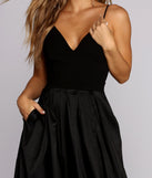 Paige Formal High Slit Taffeta Dress creates the perfect summer wedding guest dress or cocktail party dresss with stylish details in the latest trends for 2023!
