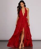 Delena Formal Chiffon Tendril Dress creates the perfect summer wedding guest dress or cocktail party dresss with stylish details in the latest trends for 2023!