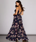 The Fleur Floral Chiffon Dress is a gorgeous pick as your 2023 prom dress or formal gown for wedding guest, spring bridesmaid, or army ball attire!