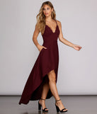 Diandra Crepe High Low Gown creates the perfect summer wedding guest dress or cocktail party dresss with stylish details in the latest trends for 2023!