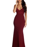 Zuri Formal Lace Mermaid Dress is a stunning choice for a bridesmaid dress or maid of honor dress, and to feel beautiful at Prom 2023, spring weddings, formals, & military balls!