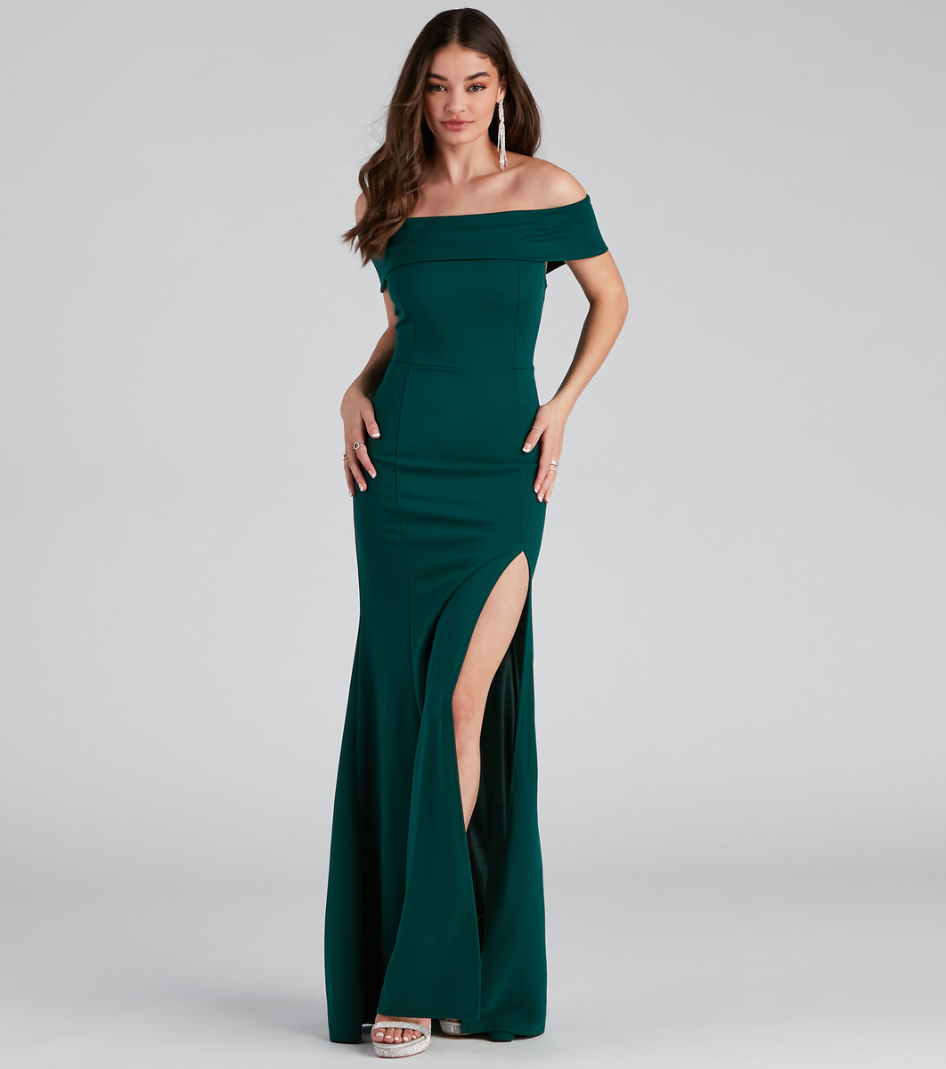 Layci Formal High Slit Dress & Windsor