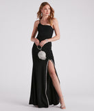 Raven Formal Crepe Rhinestone Trim Dress provides a stylish spring wedding guest dress, the perfect dress for graduation, or a cocktail party look in the latest trends for 2024!