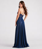 Kensley Formal Glitter A-Line Dress