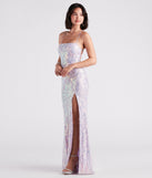 Edlyn Sequin Laceup Mermaid Formal Dress is a gorgeous pick as your summer formal dress for wedding guests, bridesmaids, or military birthday ball attire!