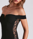 Jaelene Formal Lace Trim Long Dress creates the perfect summer wedding guest dress or cocktail party dresss with stylish details in the latest trends for 2023!