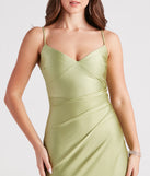 Brittney Formal V-Neck Slit Long Dress
