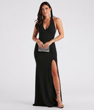 Kaiya Formal Crepe Halter Dress creates the perfect summer wedding guest dress or cocktail party dresss with stylish details in the latest trends for 2023!