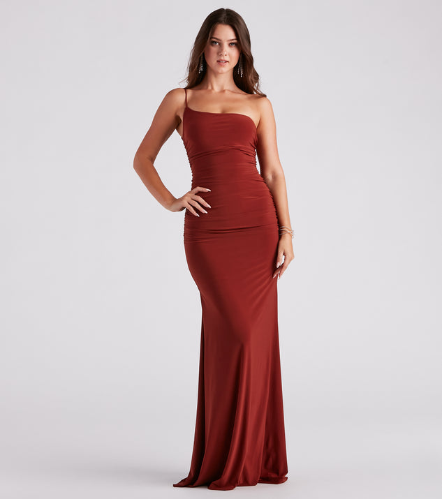Paige Formal Ruched Mermaid Dress creates the perfect summer wedding guest dress or cocktail party dresss with stylish details in the latest trends for 2023!