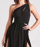 Melany Formal Dual Slit A-Line Dress provides a stylish spring wedding guest dress, the perfect dress for graduation, or a cocktail party look in the latest trends for 2024!