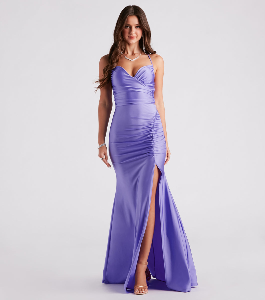 Emilia Formal Lace-Up Mermaid Dress