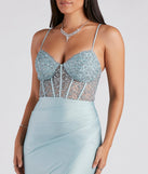 Everly Formal Lace Corset Mermaid Dress