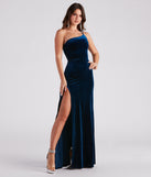 Maria Formal Velvet A-Line Long Dress is a stunning choice for a bridesmaid dress or maid of honor dress, and to feel beautiful at Prom 2024, spring or summer weddings, formals, & military balls!