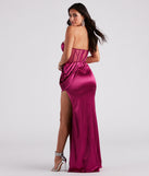 Lo Formal One-Shoulder Satin Corset Dress is a gorgeous pick as your 2024 prom dress or formal gown for wedding guests, spring bridesmaids, or army ball attire!