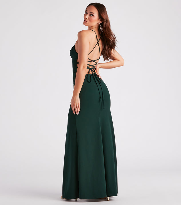 Leah formal taffeta mermaid dress shop