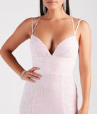 Maisel Formal Sequin Lace-Up Mermaid Dress provides a stylish spring wedding guest dress, the perfect dress for graduation, or a cocktail party look in the latest trends for 2024!