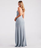 Malinda Formal Glitter A-Line Dress