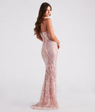 You'll be the best dressed in the Keanna Formal Sequin Mermaid Long Dress as your summer formal dress with unique details from Windsor.