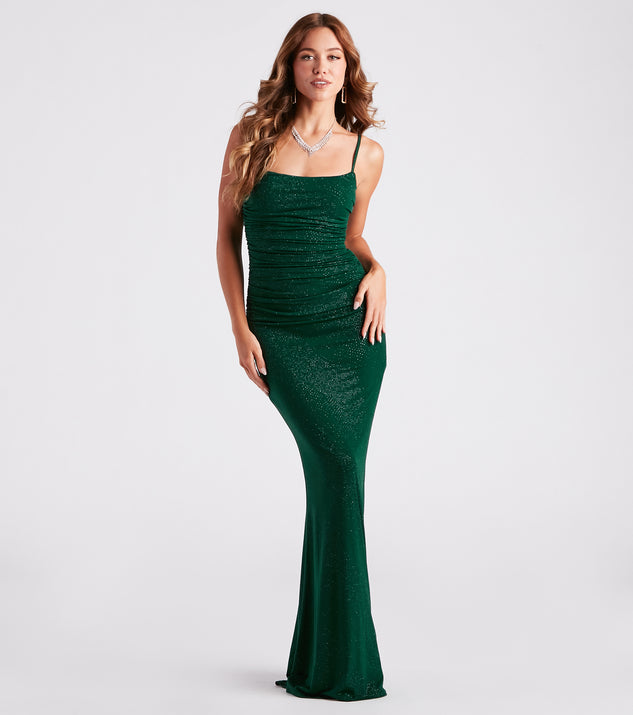 Tatum Formal Glitter Mermaid Dress & Windsor