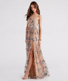 Genevieve Floral Embroidered Formal Dress creates the perfect summer wedding guest dress or cocktail party dresss with stylish details in the latest trends for 2023!