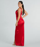 Isla Satin One-Shoulder Wrap Dress provides a stylish spring wedding guest dress, the perfect dress for graduation, or a cocktail party look in the latest trends for 2024!