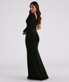 Kelsey Formal Velvet Long Dress creates the perfect summer wedding guest dress or cocktail party dresss with stylish details in the latest trends for 2023!