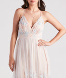 Parker Formal Butterfly Embroidered A-Line Dress creates the perfect summer wedding guest dress or cocktail party dresss with stylish details in the latest trends for 2023!