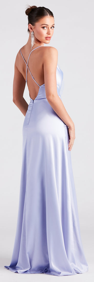 Allura Formal Satin A-Line Dress is the perfect prom dress pick with on-trend details to make the 2024 dance your most memorable event yet!