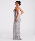 Rebekah Formal Sequin Fringe Mermaid Dress is the perfect prom dress pick with on-trend details to make the 2024 dance your most memorable event yet!