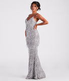 Rebekah Formal Sequin Fringe Mermaid Dress provides a stylish spring wedding guest dress, the perfect dress for graduation, or a cocktail party look in the latest trends for 2024!