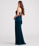 Christina Lace-Up Back Velvet Dress is the perfect prom dress pick with on-trend details to make the 2024 dance your most memorable event yet!