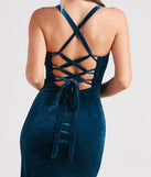 Christina Lace-Up Back Velvet Dress is the perfect prom dress pick with on-trend details to make the 2024 dance your most memorable event yet!
